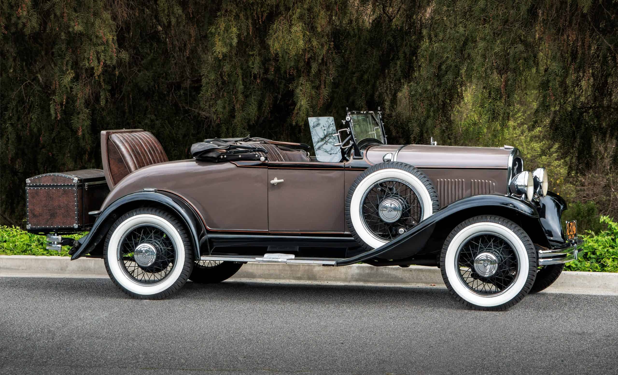 vintage convertible car